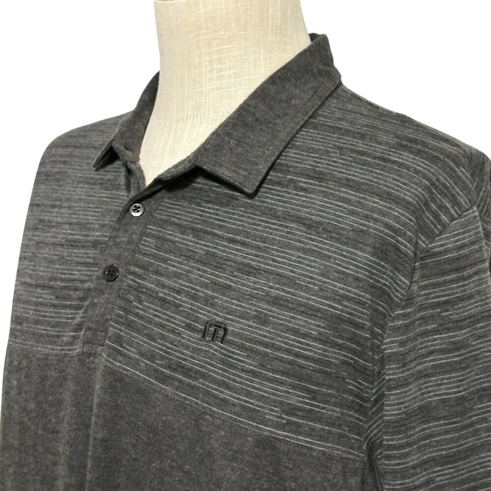 Travis Mathew Polo - Size XL - Flying Tortilla Gray Heather - Pima Cotton Blend
